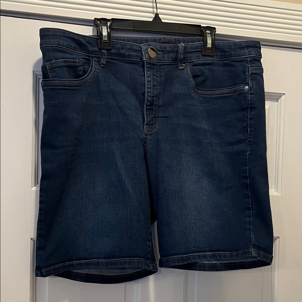Christopher & Banks Dark Blue Women's Shorts